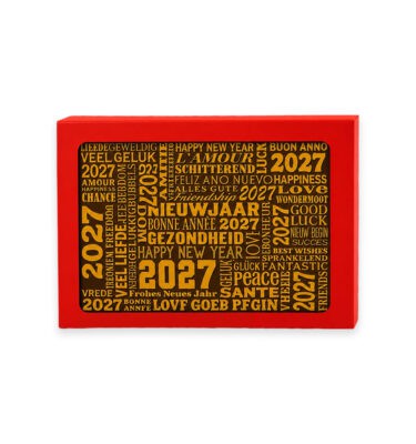 Chocolade Nieuwjaarskaart