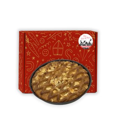 Sinterklaas Brievenbuspakketje Speculaastaart Amandelspijs 350 gram